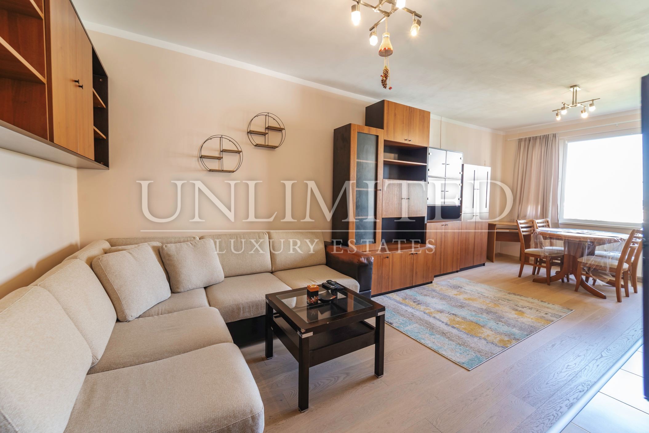 Spacious Two-Bedroom Apartment for Rent with Stunning Panoramic Views in Lozenets District