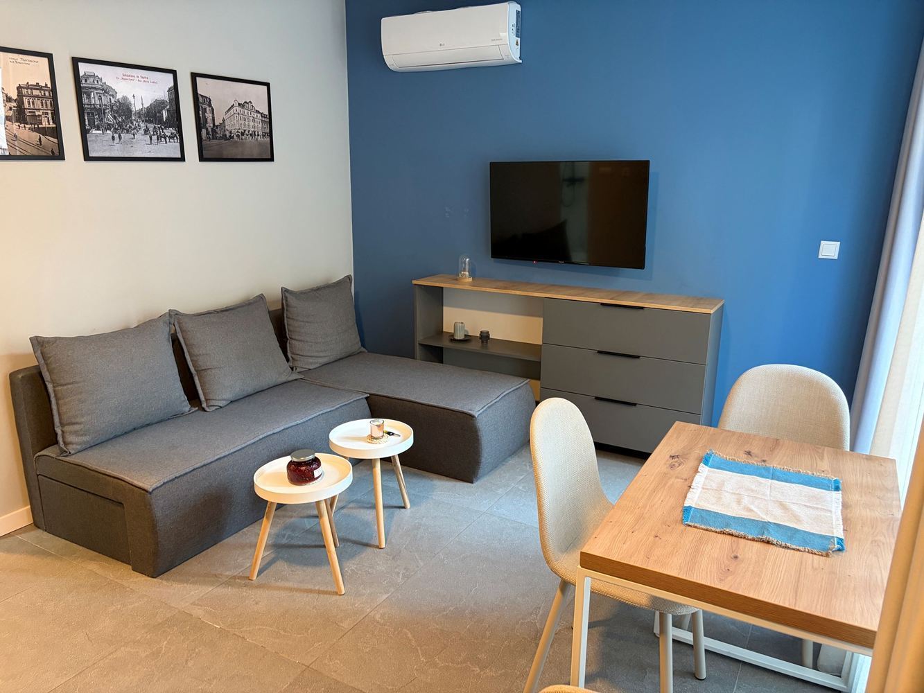 Luxury One-Bedroom Apartment with Private Courtyard for Rent in Sofia City Centre