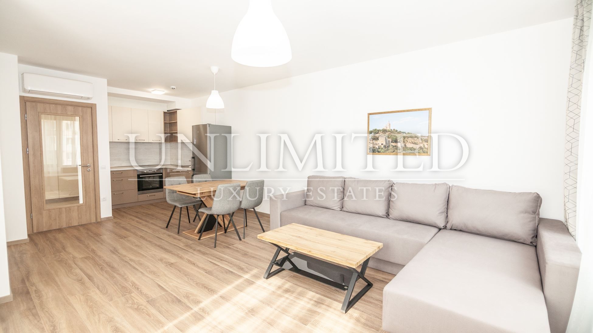 Bright and Contemporary Two-Bedroom Apartment with Spacious Terraces in Strelbishte
