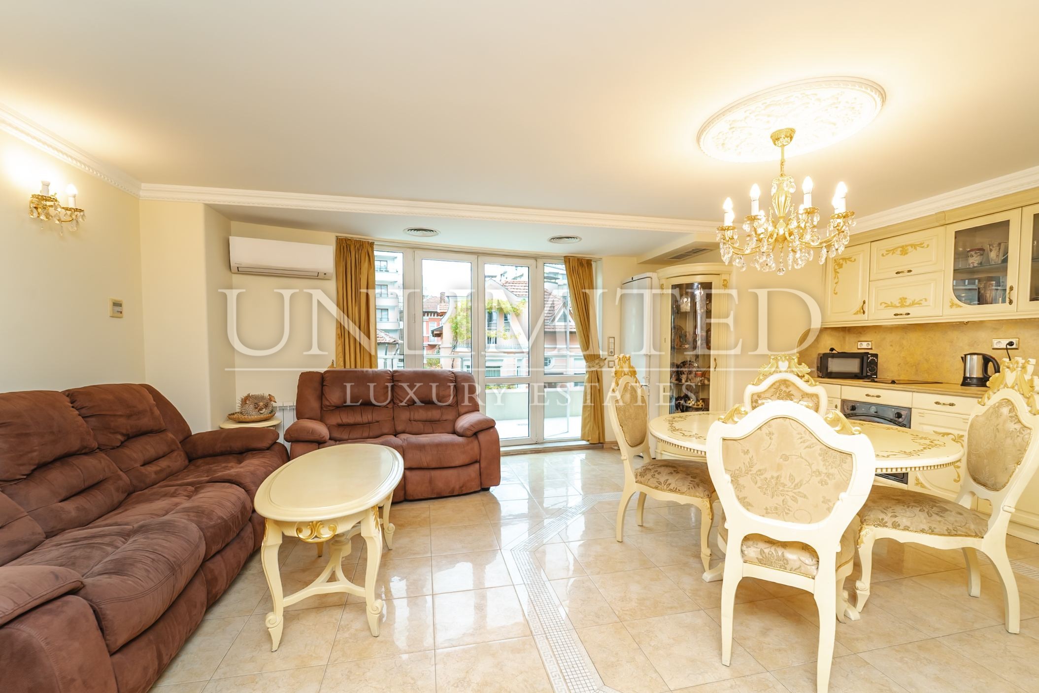 Three-Bedroom Apartment for Rent in Sofia, Ivan Vazov